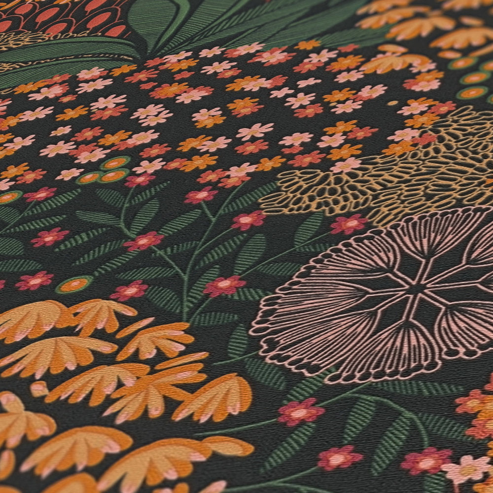 Nara - Vintage Flower botanical wallpaper AS Creation    