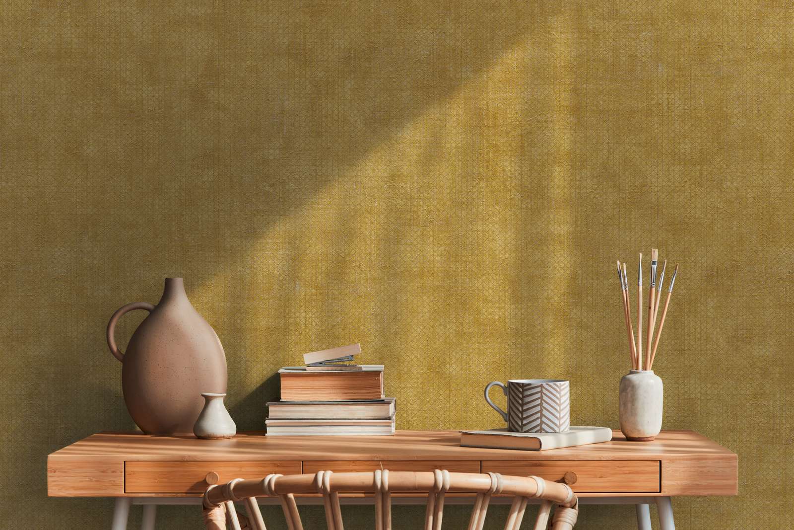 The Bos - Mottled Metallic Lines bold wallpaper AS Creation    