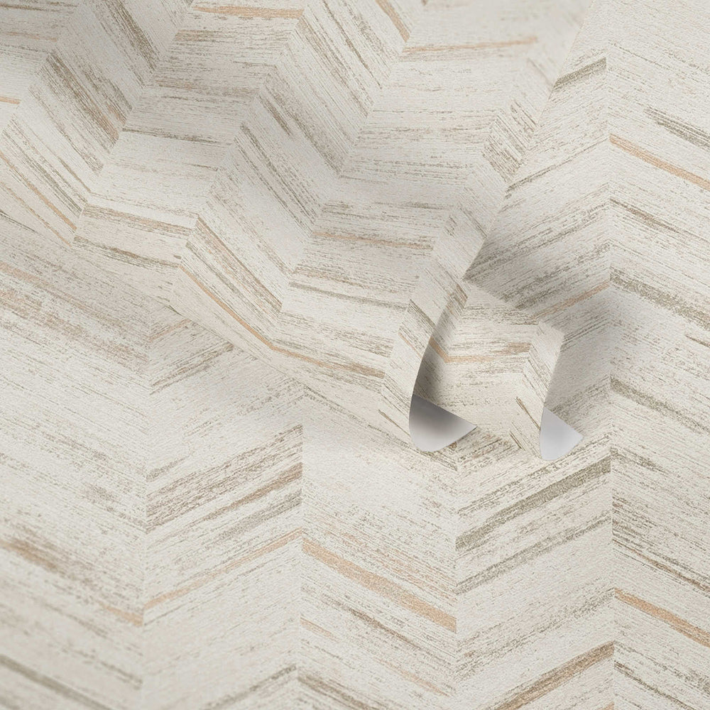Geo Effect - Herringbone geometric wallpaper AS Creation    