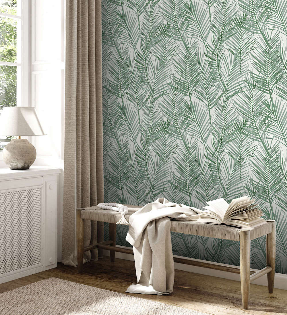Attractive 2 - Palm Leaves botanical wallpaper AS Creation    