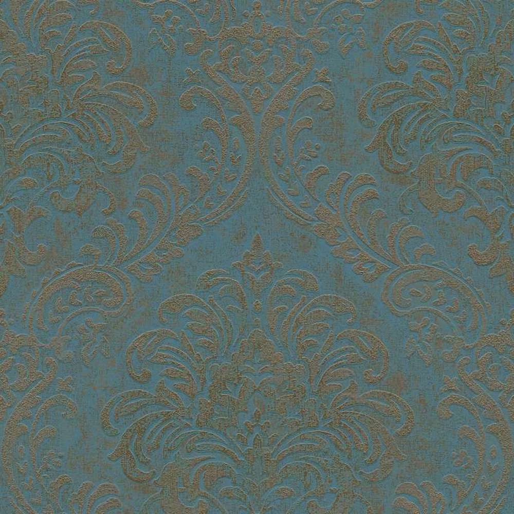 Metropolitan Stories 3 - Vienna Baroque damask wallpaper AS Creation Roll Green  391124