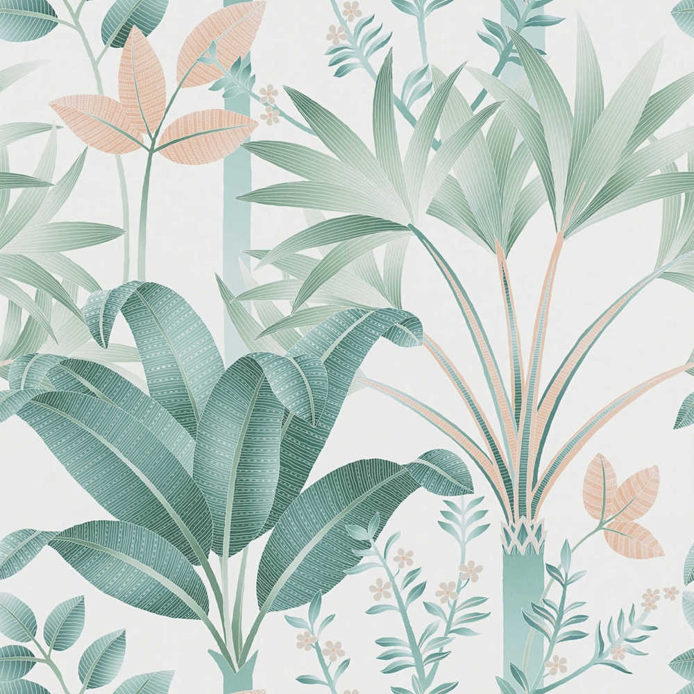 Arcade - Growing Nature botanical wallpaper AS Creation Roll Green  391723