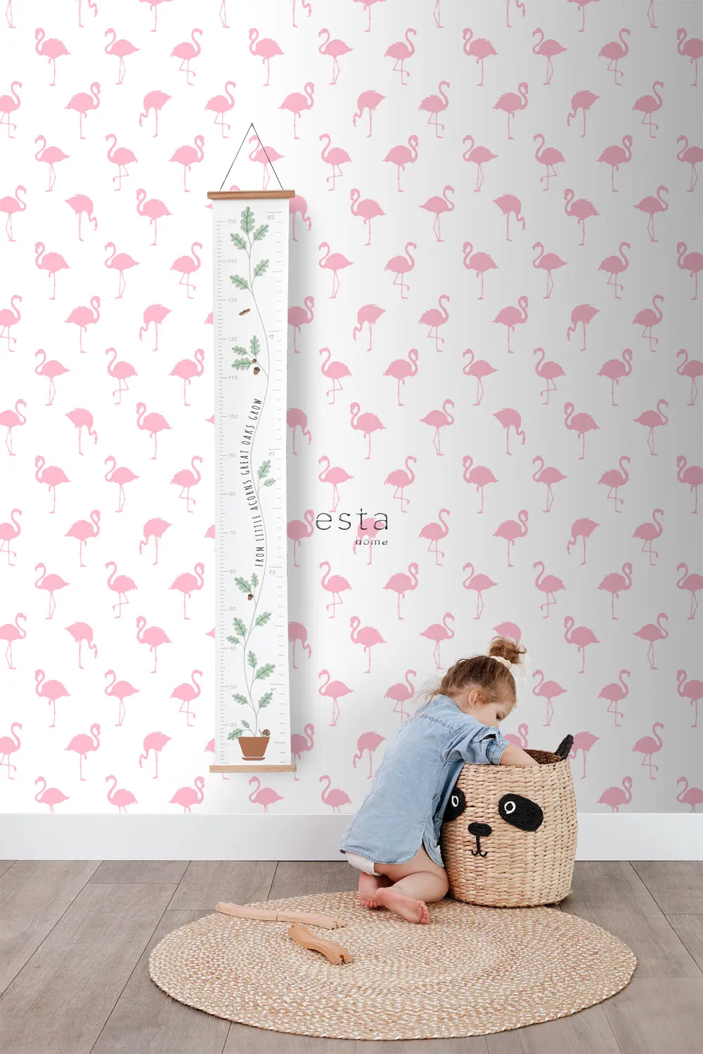 Jungle Fever - Flamingo Haven kids wallpaper ESTAhome