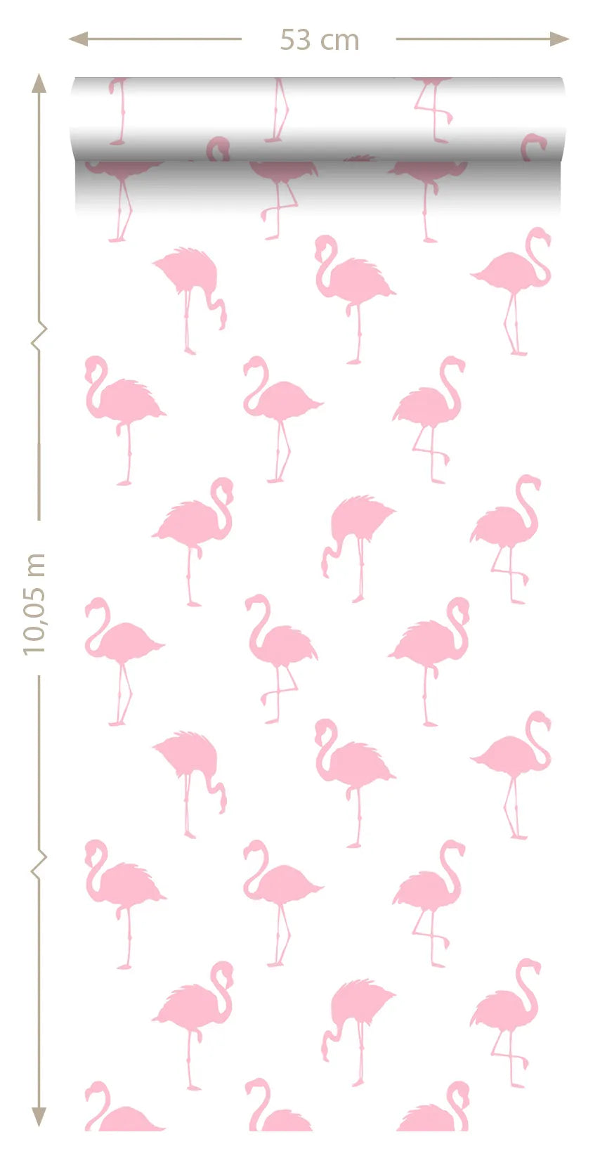 Jungle Fever - Flamingo Haven kids wallpaper ESTAhome