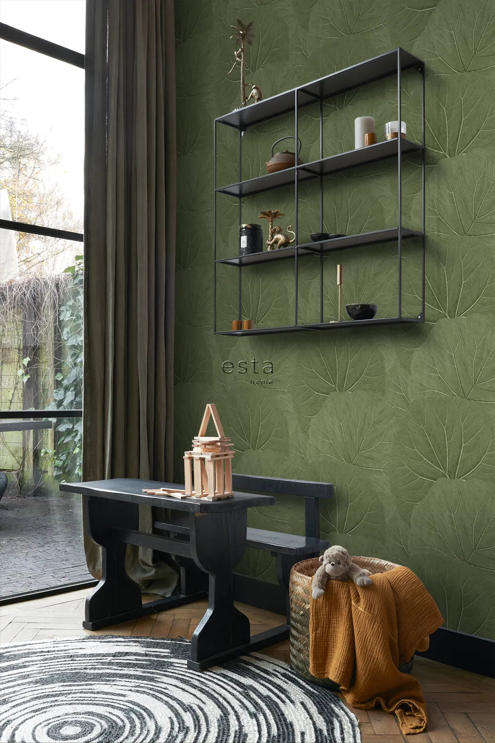 Jungle Fever - Lush Harmony botanical wallpaper ESTAhome