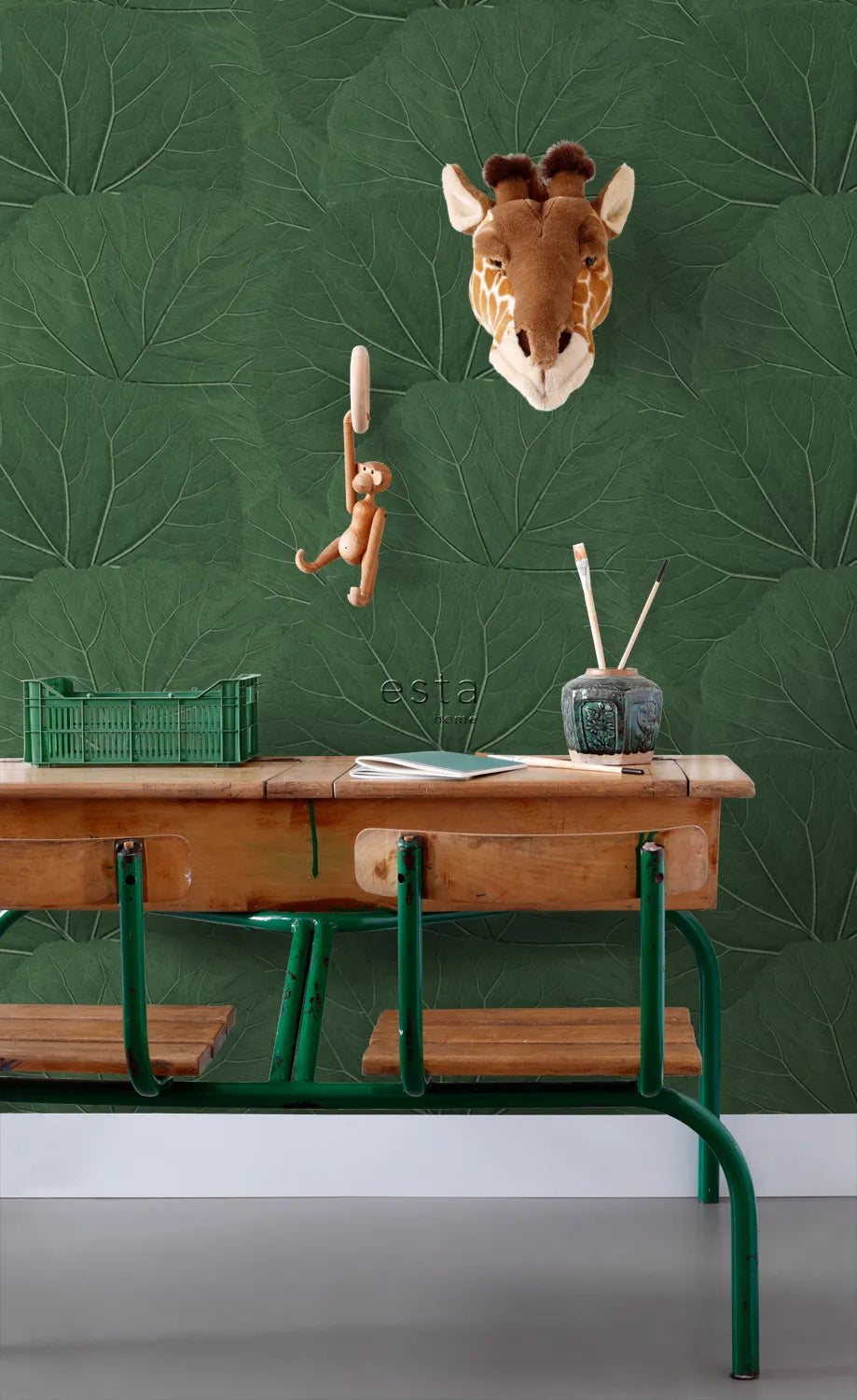 Jungle Fever - Lush Harmony botanical wallpaper ESTAhome