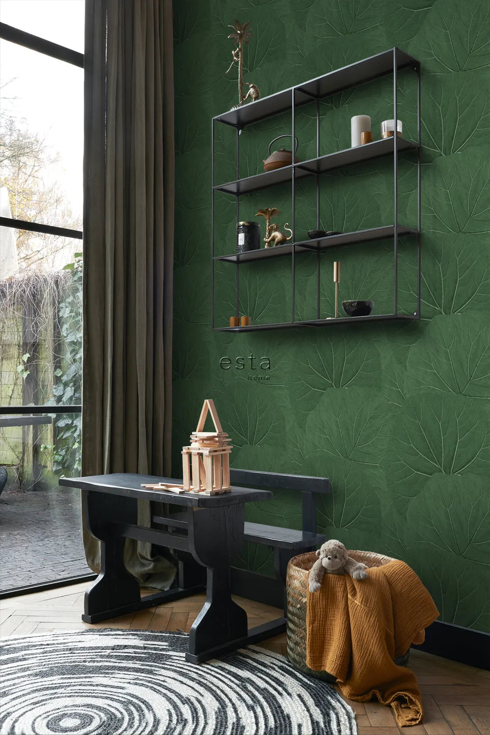 Jungle Fever - Lush Harmony botanical wallpaper ESTAhome
