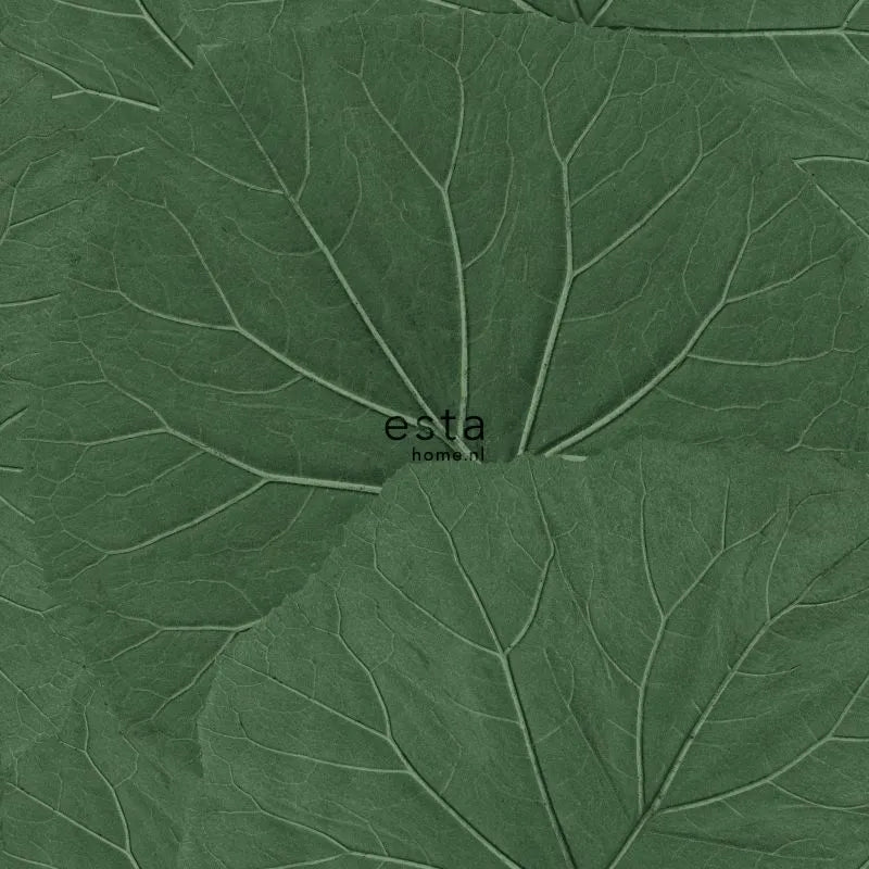 Jungle Fever - Lush Harmony botanical wallpaper ESTAhome Roll Green 138996