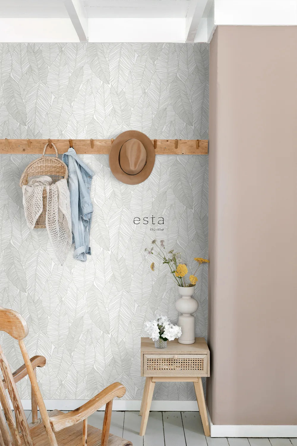 Jungle Fever - Leaf Mirage botanical wallpaper ESTAhome