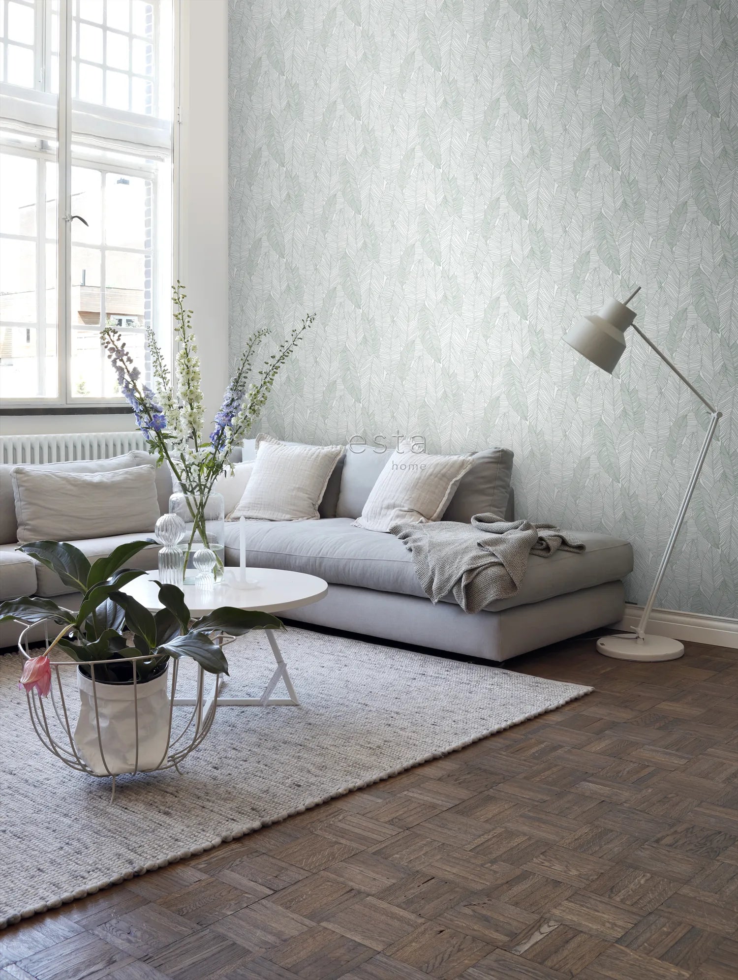 Jungle Fever - Leaf Mirage botanical wallpaper ESTAhome