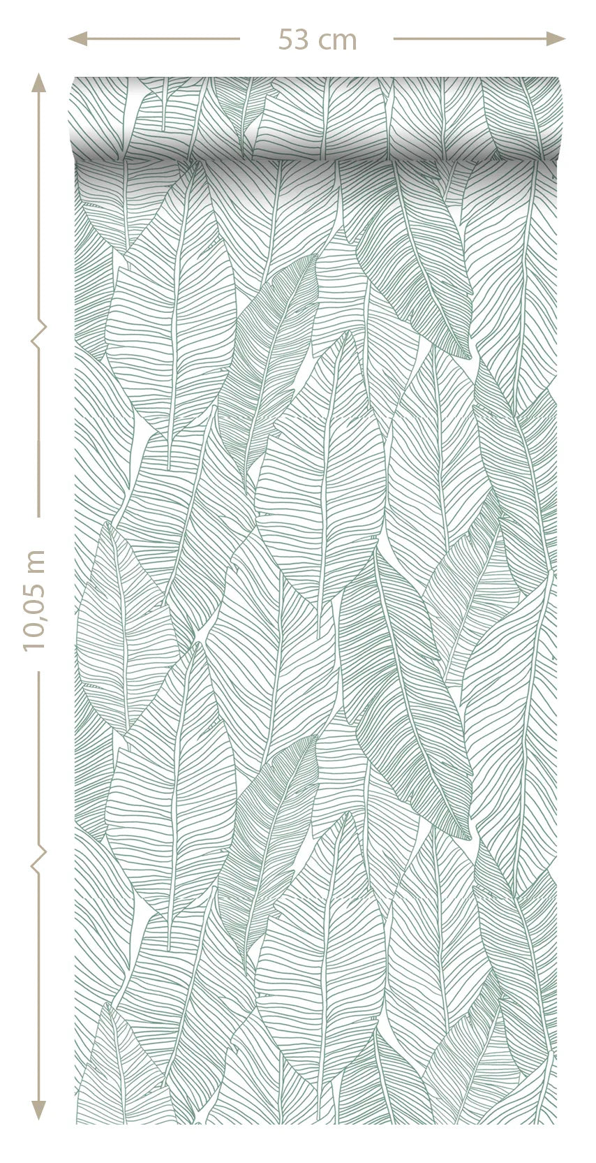 Jungle Fever - Leaf Mirage botanical wallpaper ESTAhome