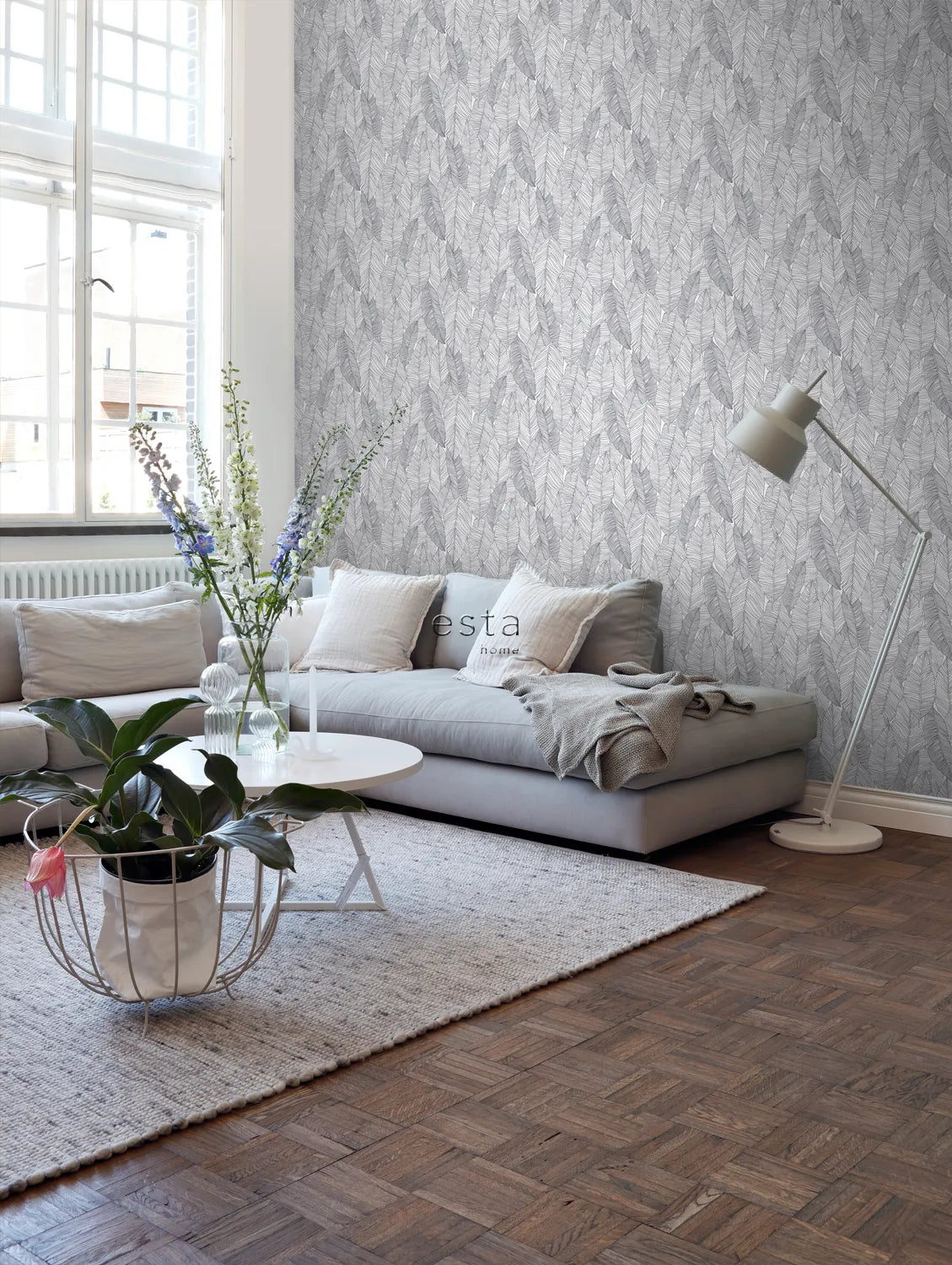 Jungle Fever - Leaf Mirage botanical wallpaper ESTAhome