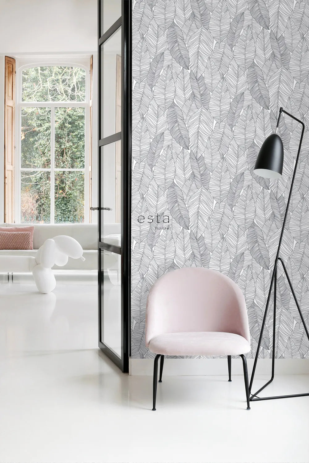 Jungle Fever - Leaf Mirage botanical wallpaper ESTAhome