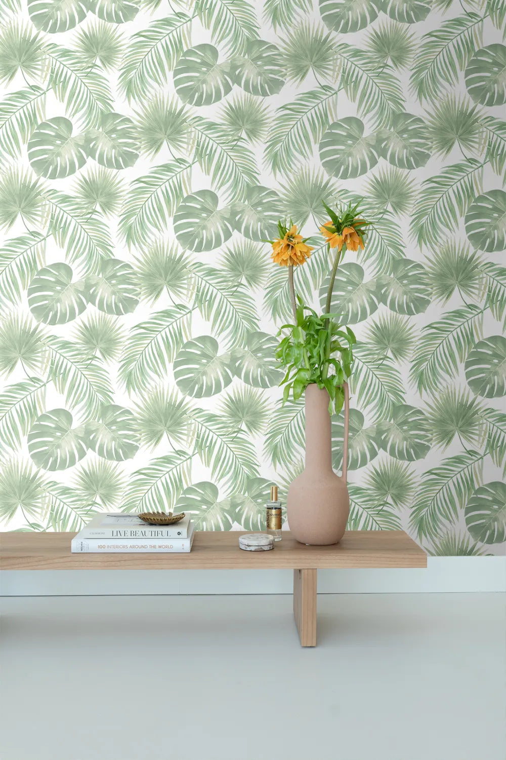 Jungle Fever - Verdant Veil botanical wallpaper ESTAhome