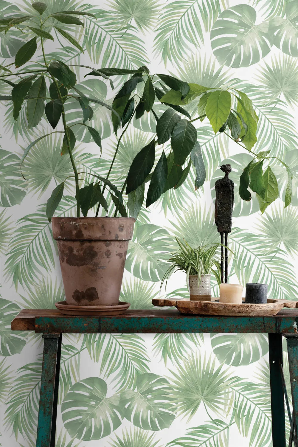 Jungle Fever - Verdant Veil botanical wallpaper ESTAhome