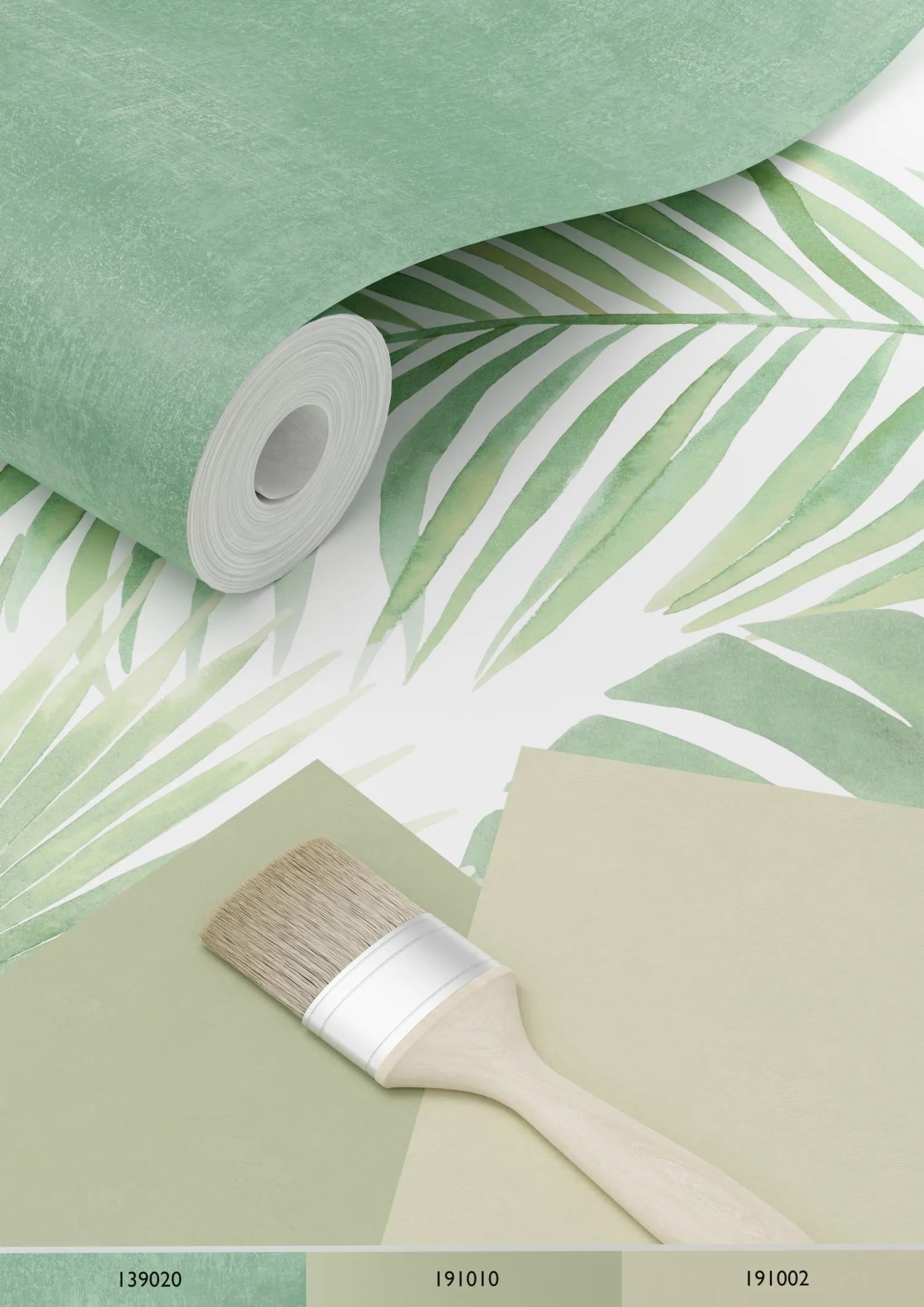 Jungle Fever - Verdant Veil botanical wallpaper ESTAhome