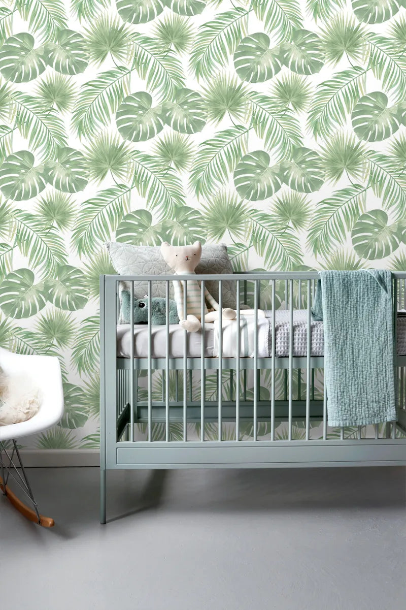 Jungle Fever - Verdant Veil botanical wallpaper ESTAhome