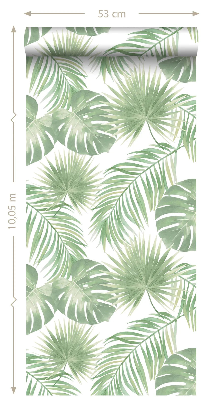 Jungle Fever - Verdant Veil botanical wallpaper ESTAhome