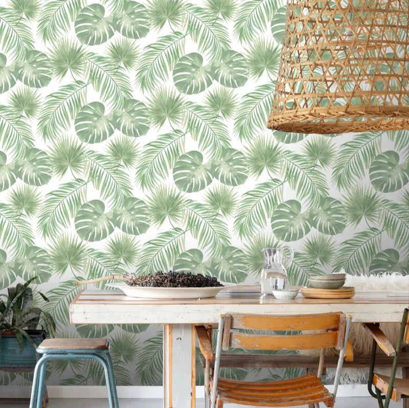 Jungle Fever - Verdant Veil botanical wallpaper ESTAhome