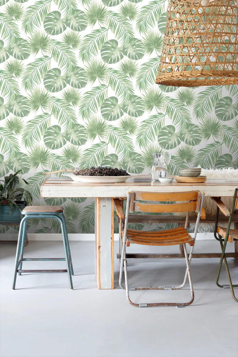 Jungle Fever - Verdant Veil botanical wallpaper ESTAhome