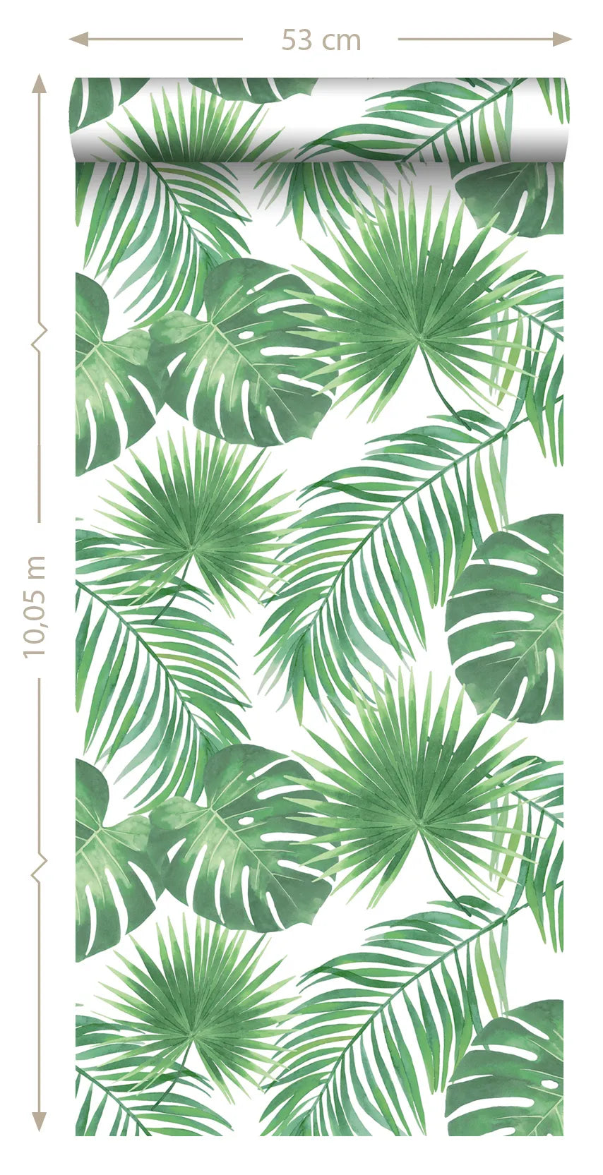Jungle Fever - Verdant Veil botanical wallpaper ESTAhome