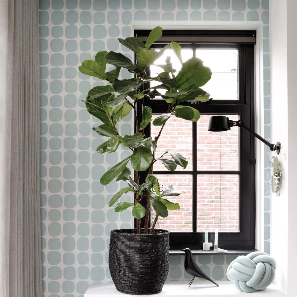 Art of Deco - Rounded Cubes art deco wallpaper Esta