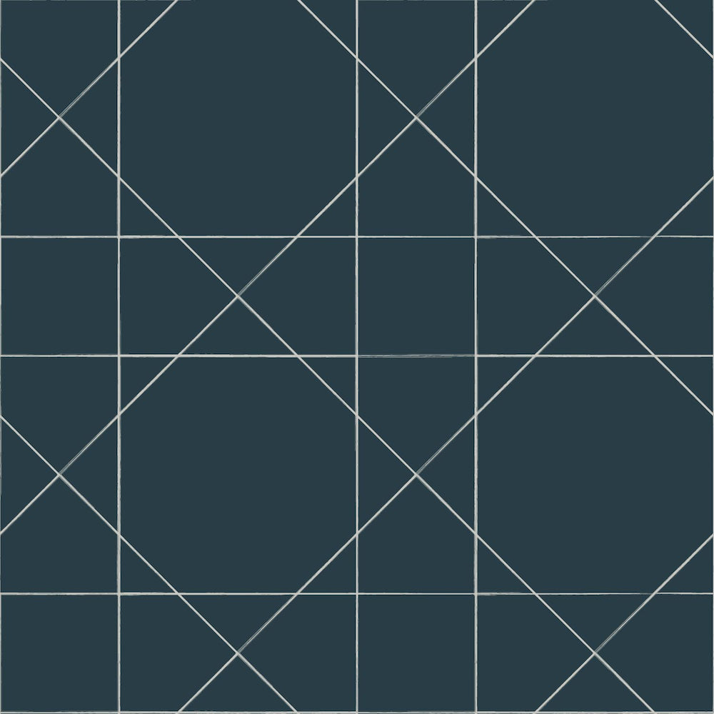 Art of Deco - Perfect Crossing art deco wallpaper Esta Roll Black  139093