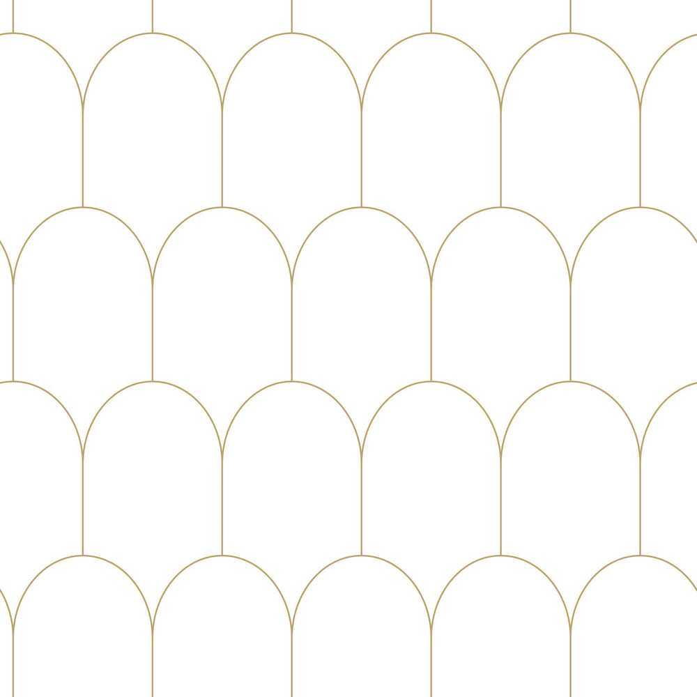 Art of Deco - Arches art deco wallpaper Esta Roll Gold  139139