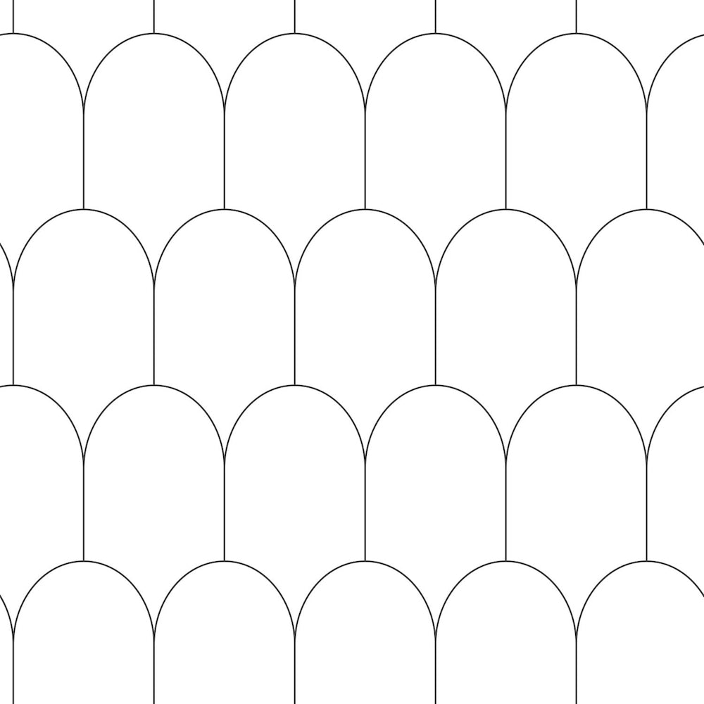 Art of Deco - Arches art deco wallpaper Esta Roll Black  139140