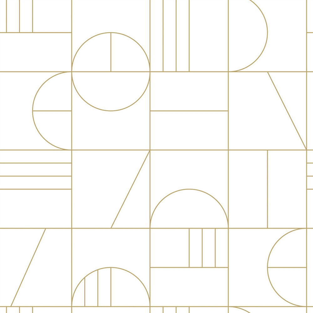 Art of Deco - Deco Lines art deco wallpaper Esta Roll Gold  139141
