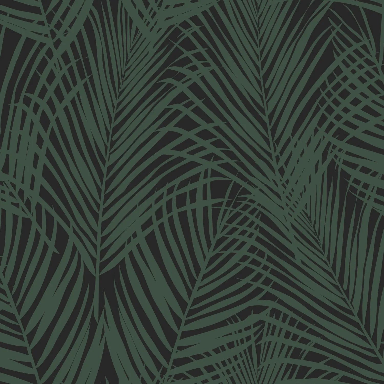 Paradise - Fern Grove botanical wallpaper ESTAhome Roll Dark Green 139157