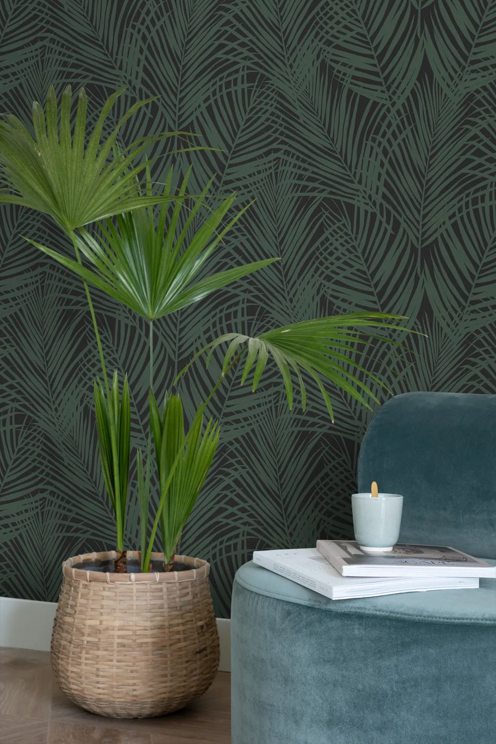 Paradise - Fern Grove botanical wallpaper ESTAhome
