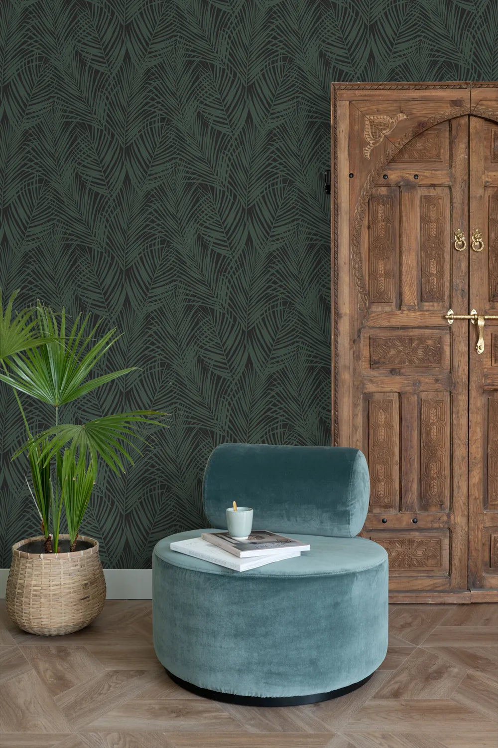 Paradise - Fern Grove botanical wallpaper ESTAhome