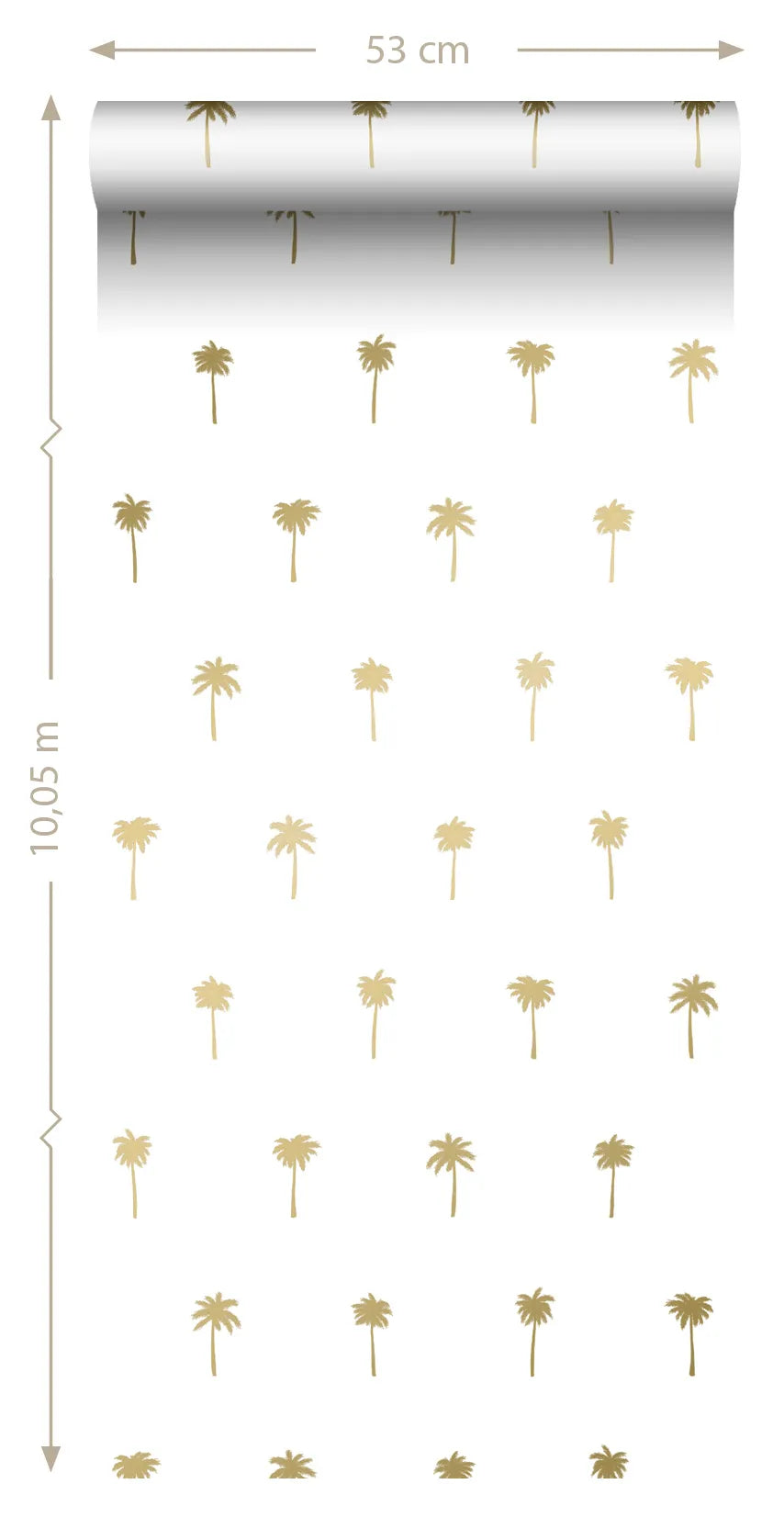 Paradise - Palm Lattice kids wallpaper ESTAhome