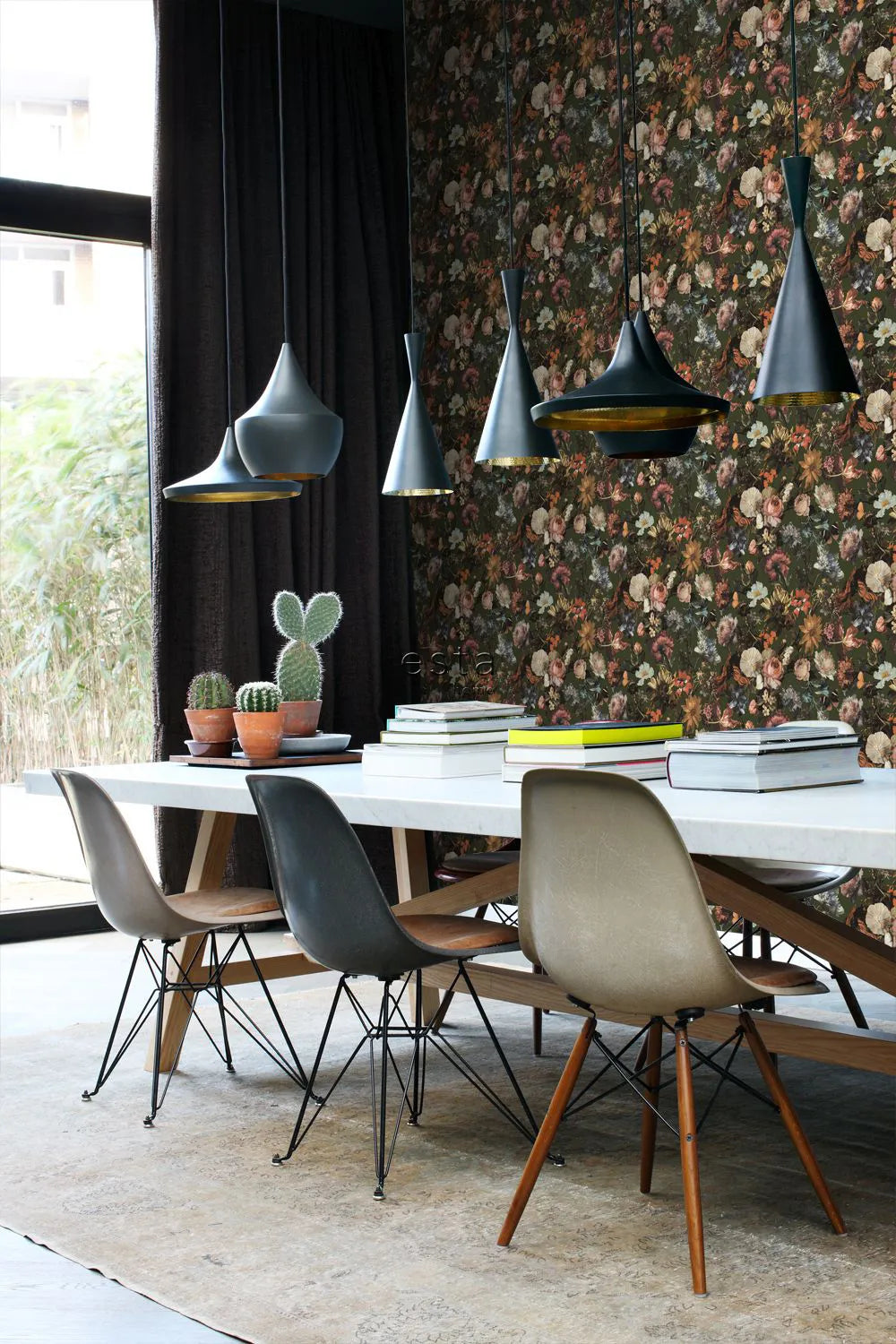 Paradise - Ethereal Garden botanical wallpaper ESTAhome