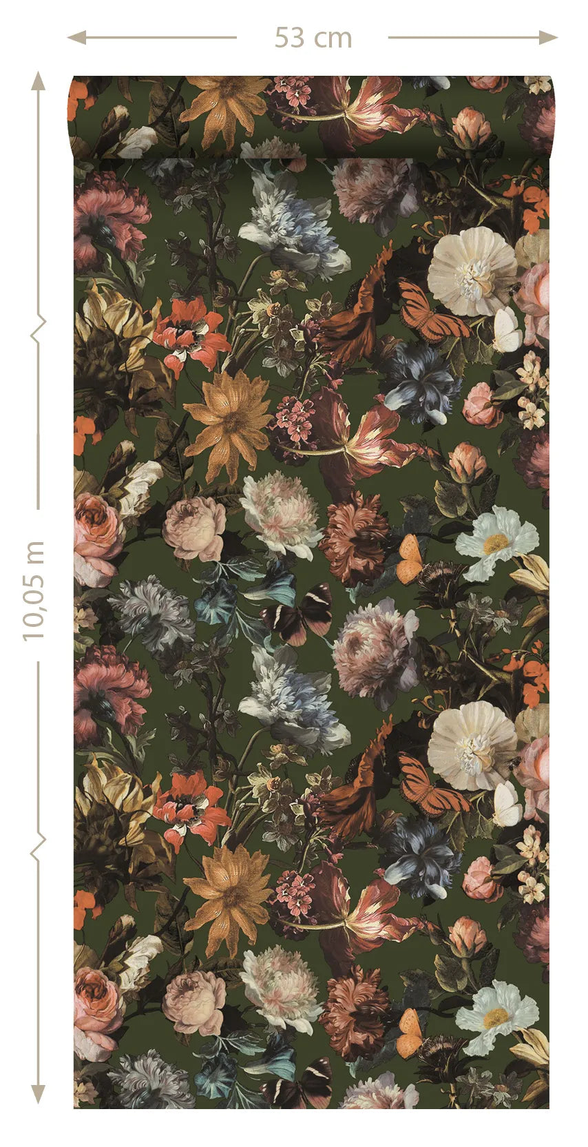 Paradise - Ethereal Garden botanical wallpaper ESTAhome