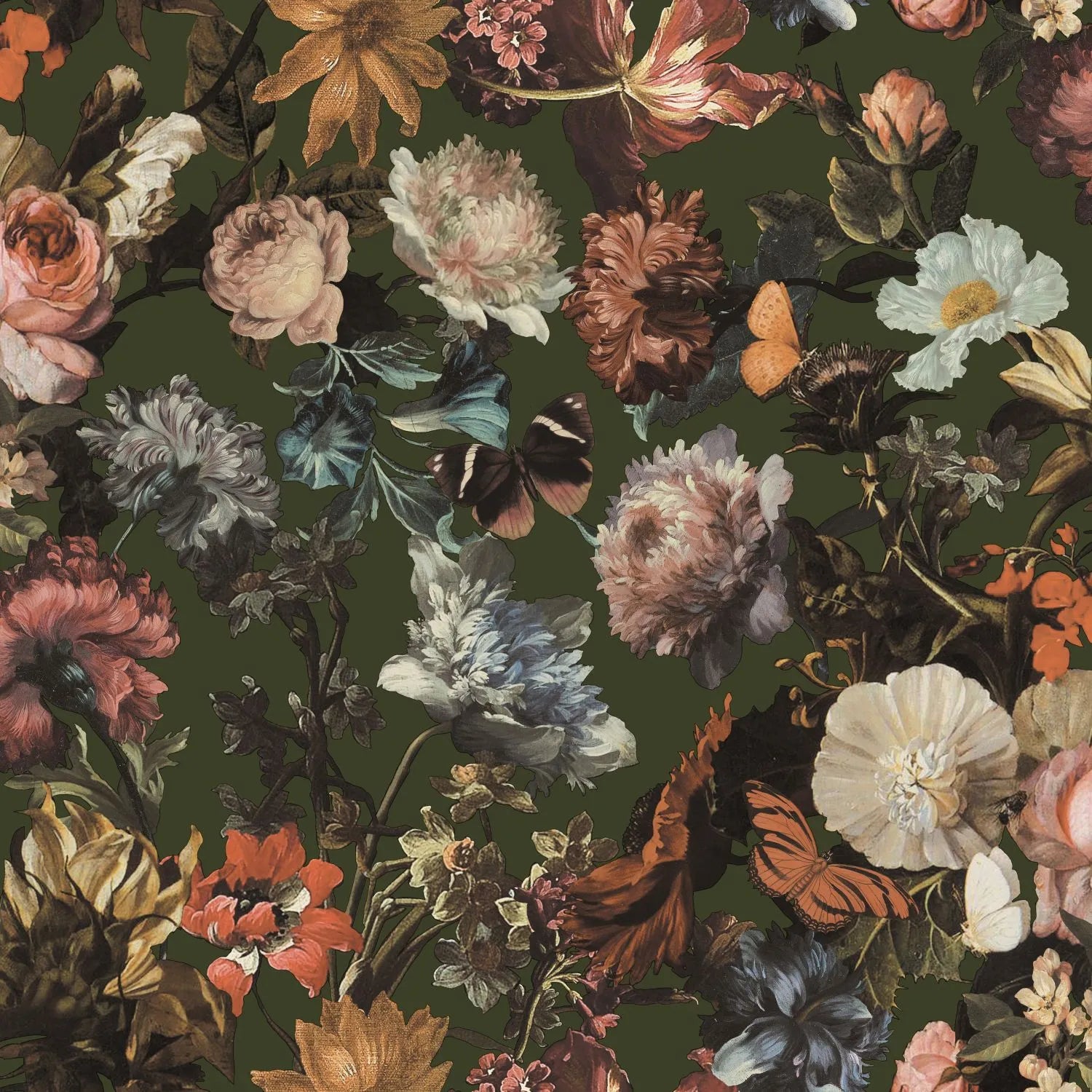 Paradise - Ethereal Garden botanical wallpaper ESTAhome Roll Green 139170