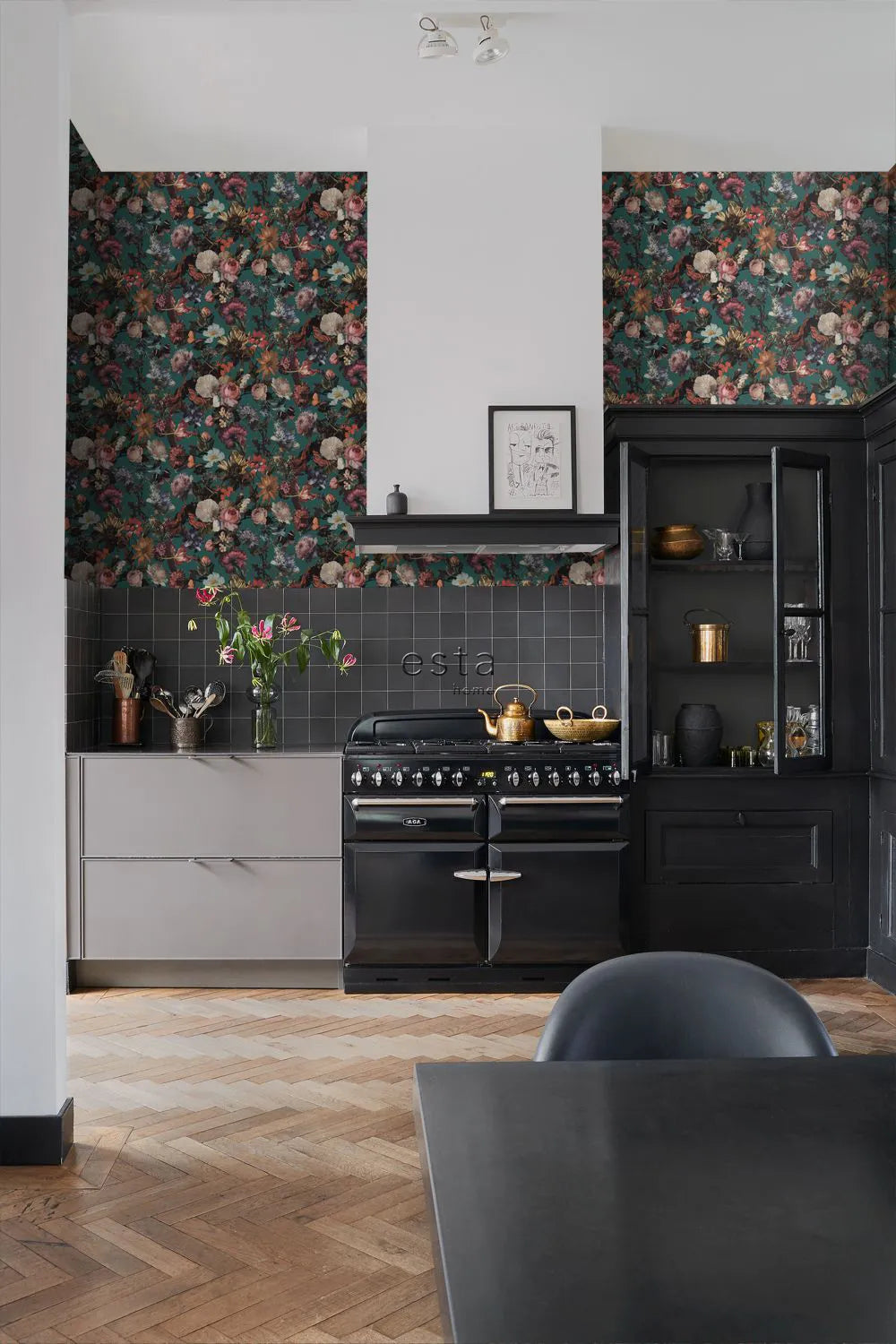 Paradise - Ethereal Garden botanical wallpaper ESTAhome