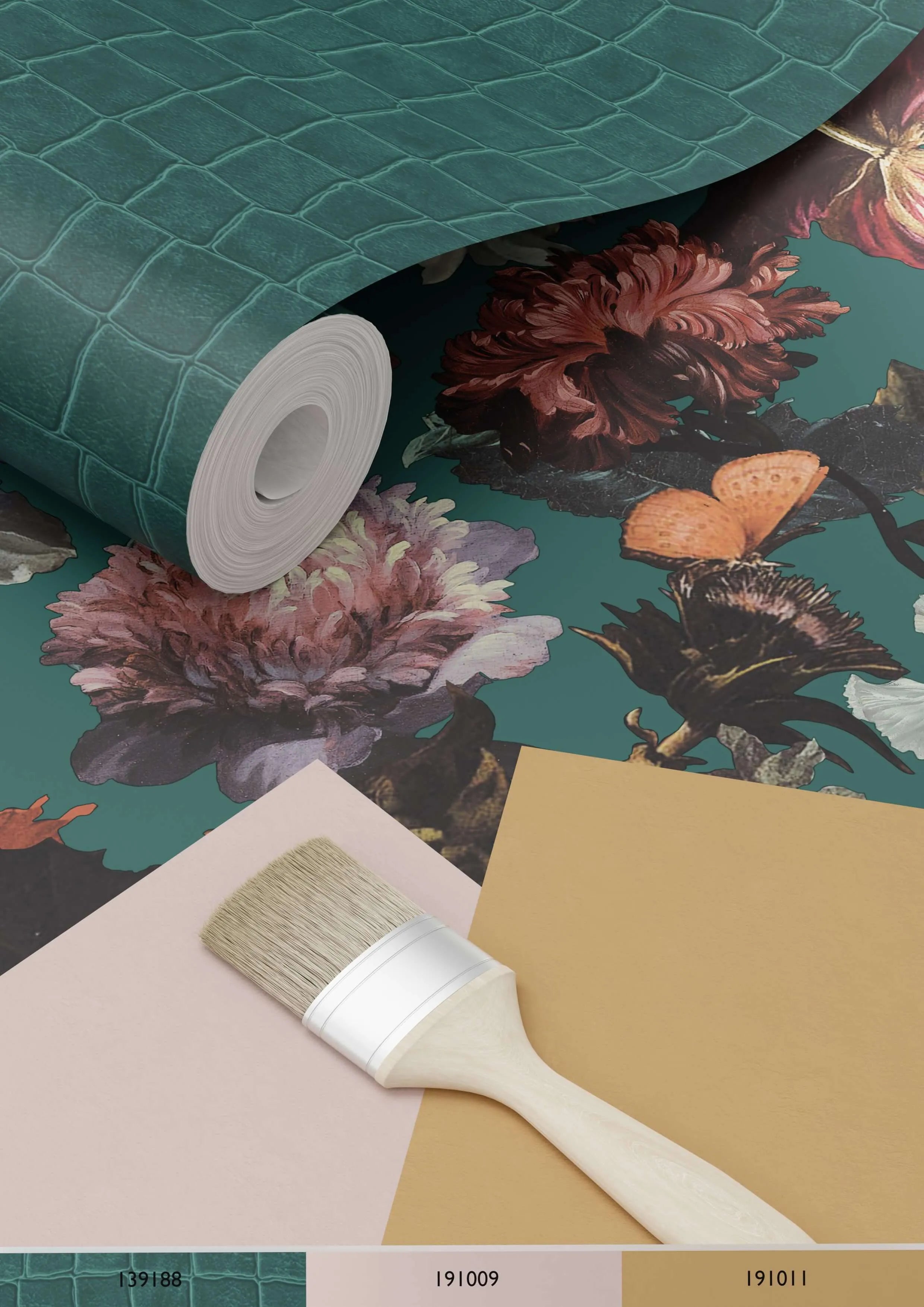 Paradise - Ethereal Garden botanical wallpaper ESTAhome
