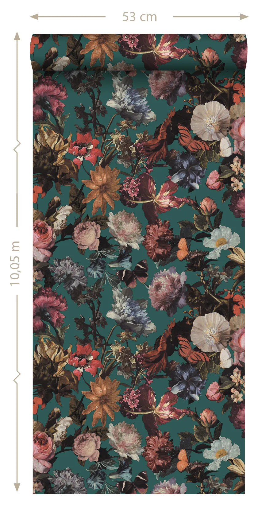 Paradise - Ethereal Garden botanical wallpaper ESTAhome