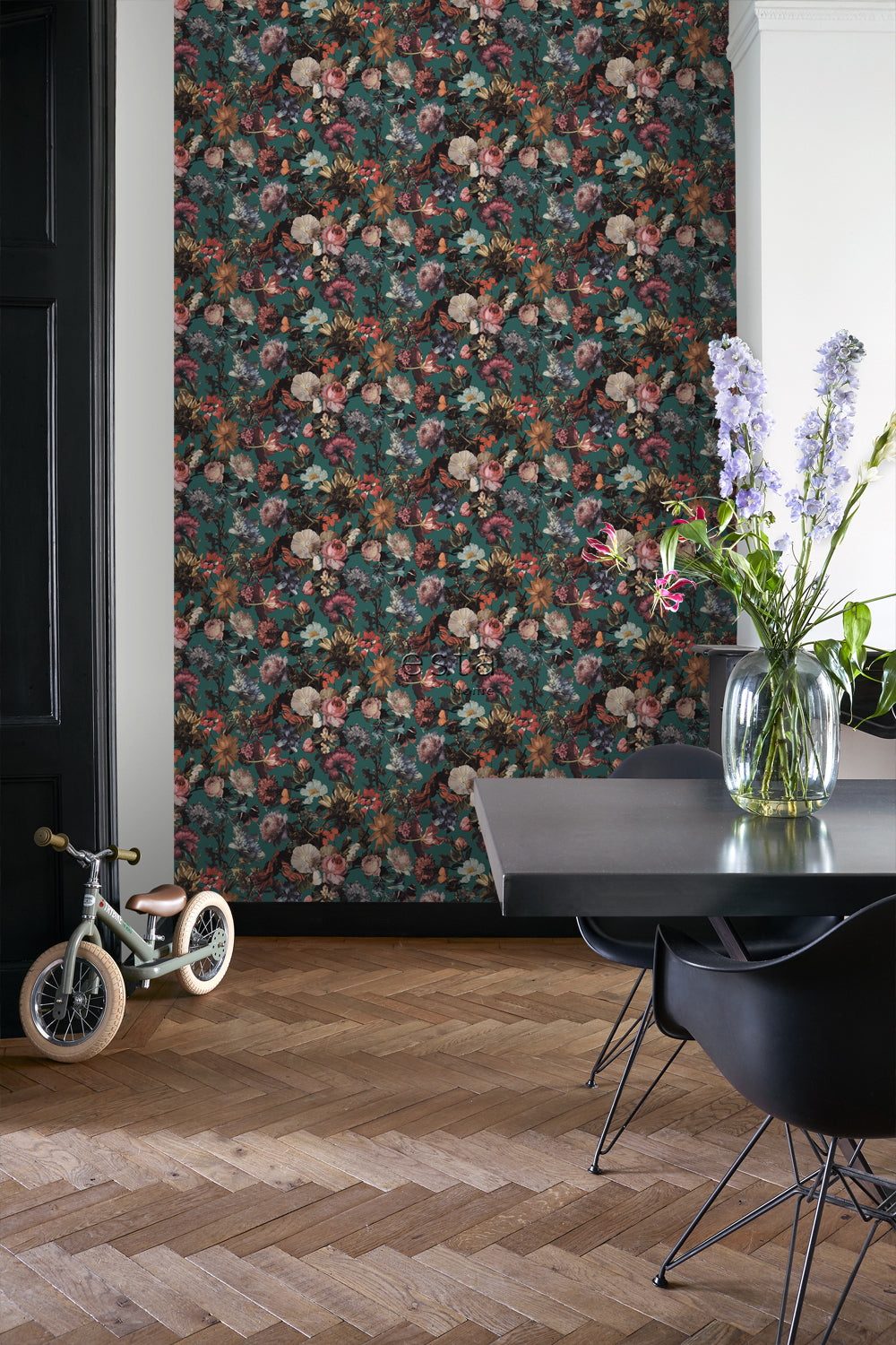 Vintage Flowers - Fancy Garden botanical wallpaper Esta    
