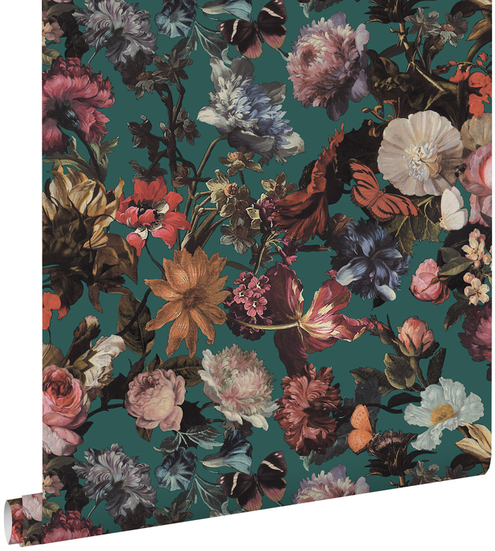 Vintage Flowers - Fancy Garden botanical wallpaper Esta    