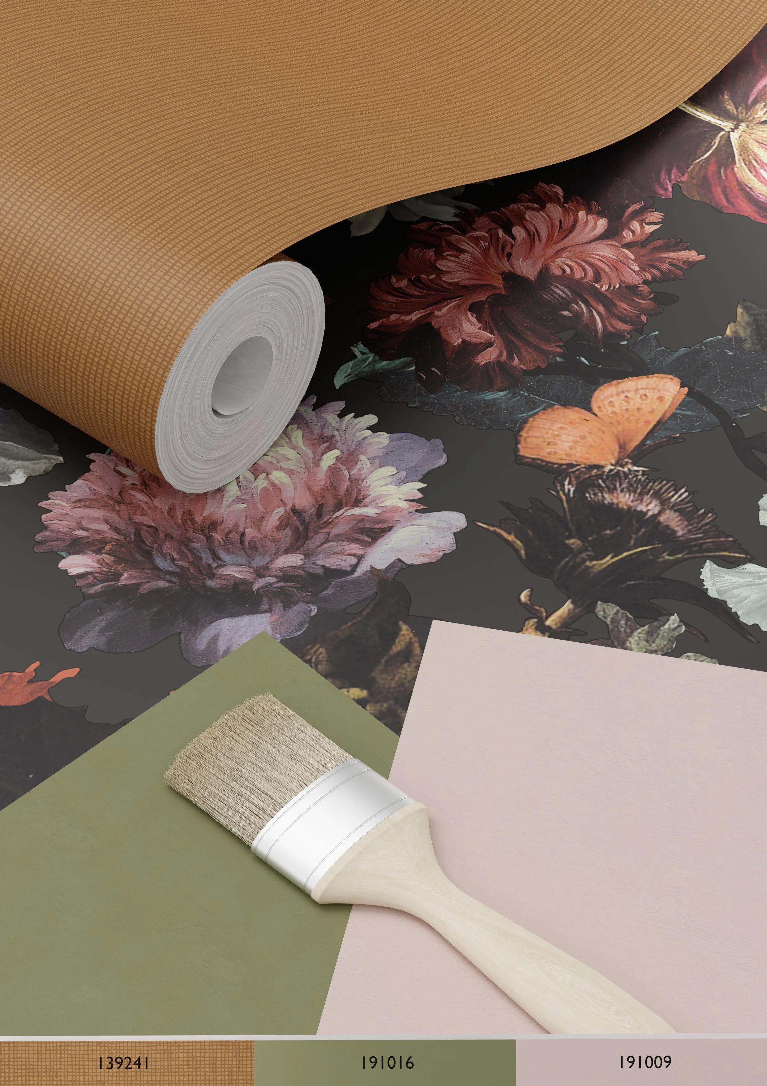 Paradise - Ethereal Garden botanical wallpaper ESTAhome