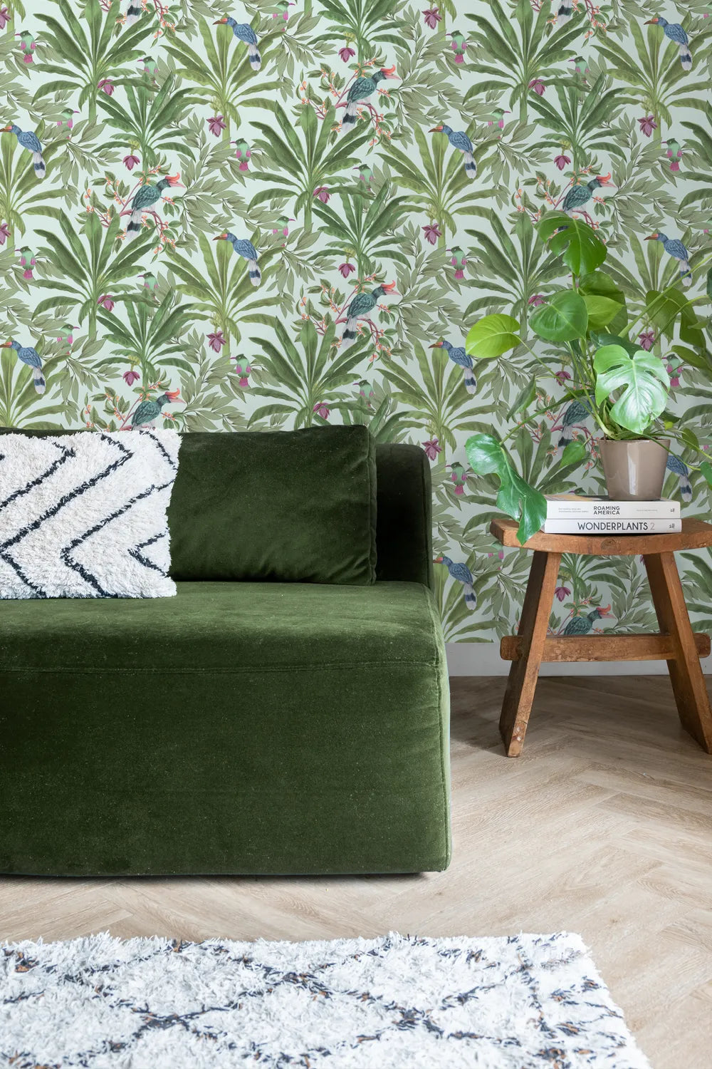 Paradise - Jungle Grove botanical wallpaper ESTAhome