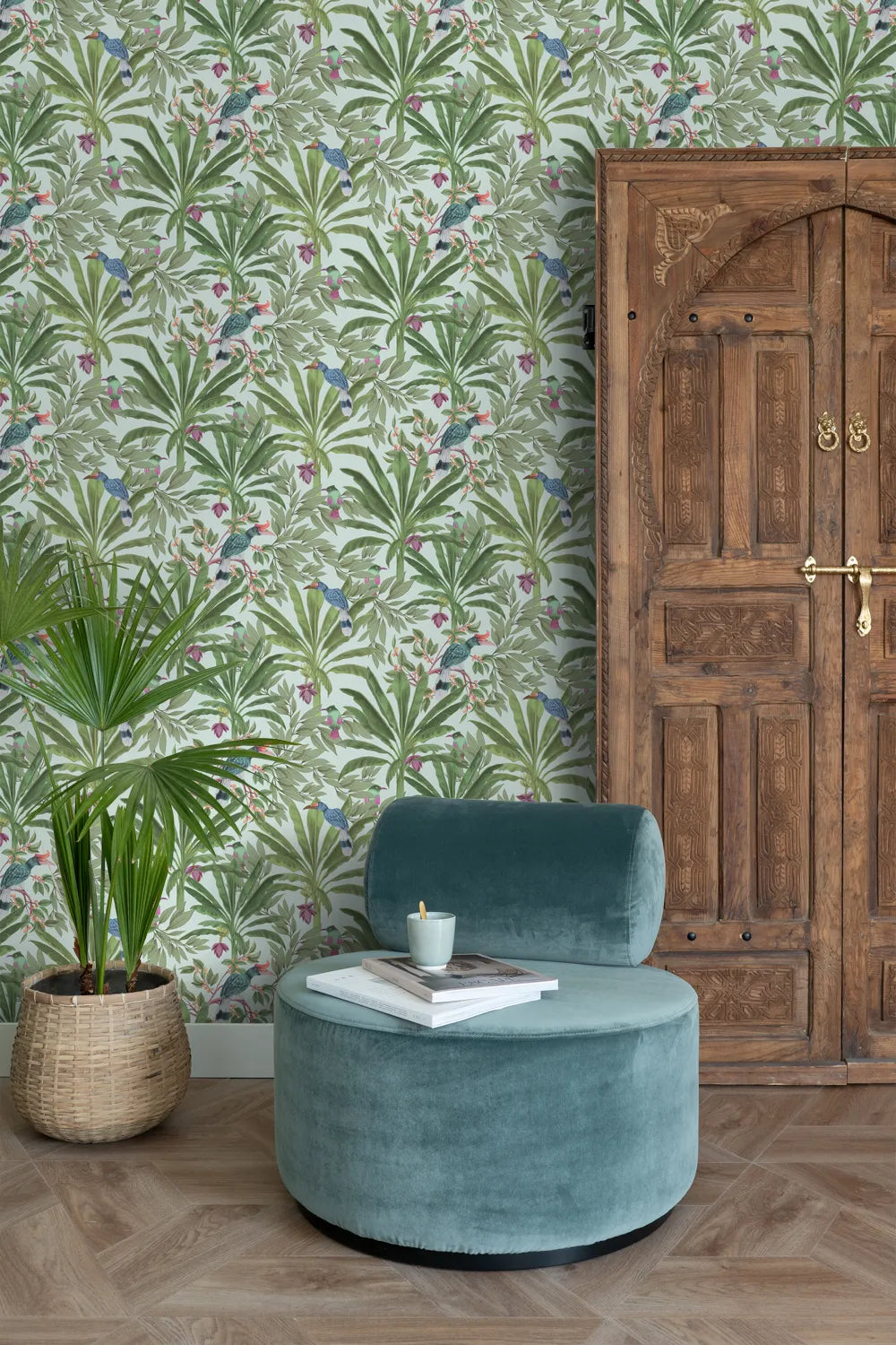 Paradise - Jungle Grove botanical wallpaper ESTAhome