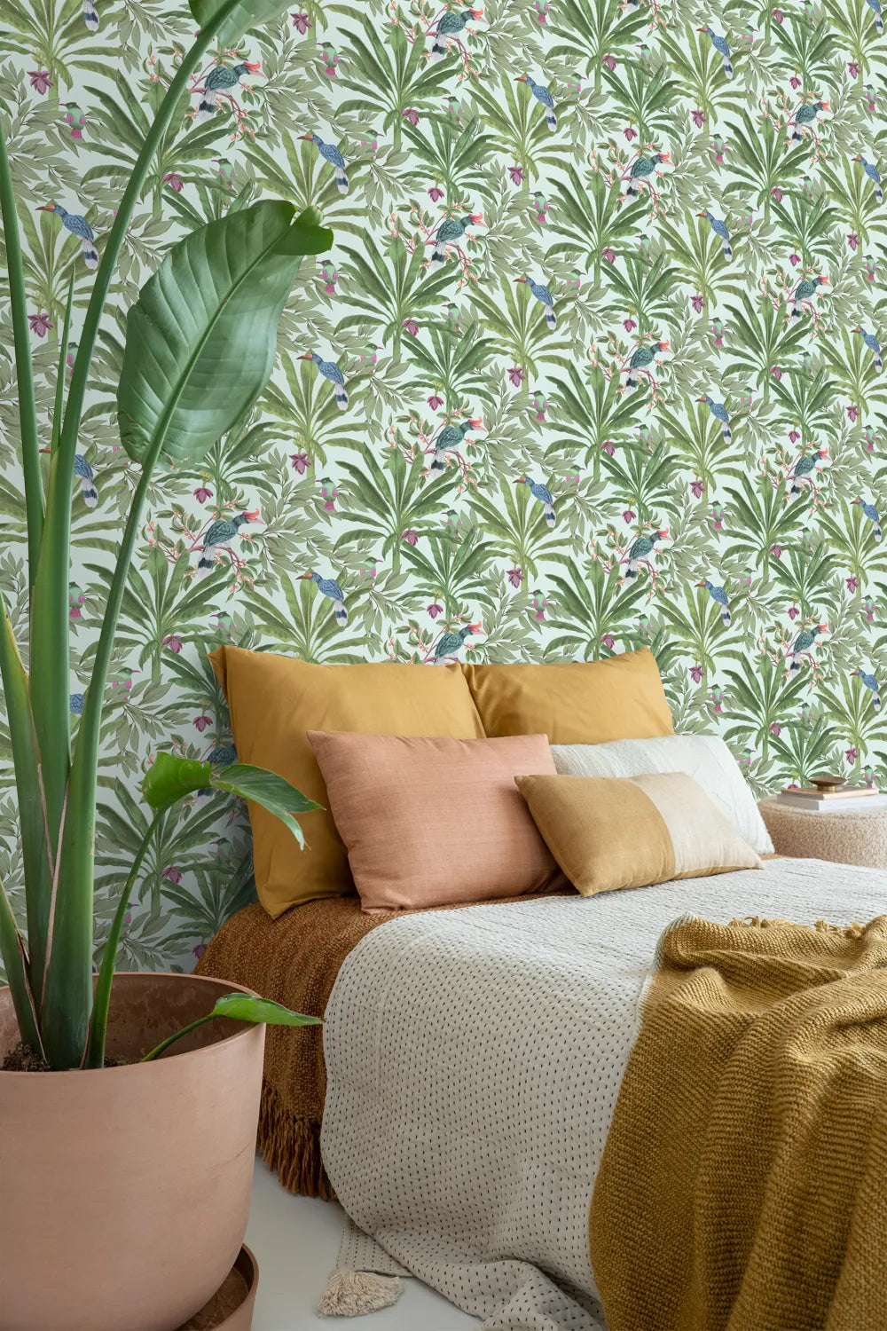 Paradise - Jungle Grove botanical wallpaper ESTAhome