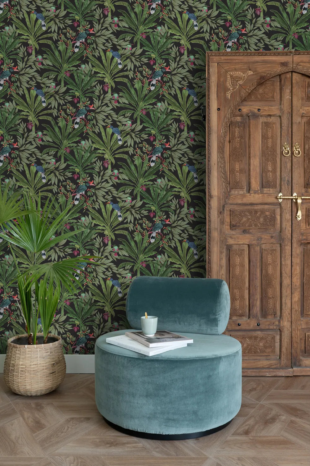 Paradise - Jungle Grove botanical wallpaper ESTAhome