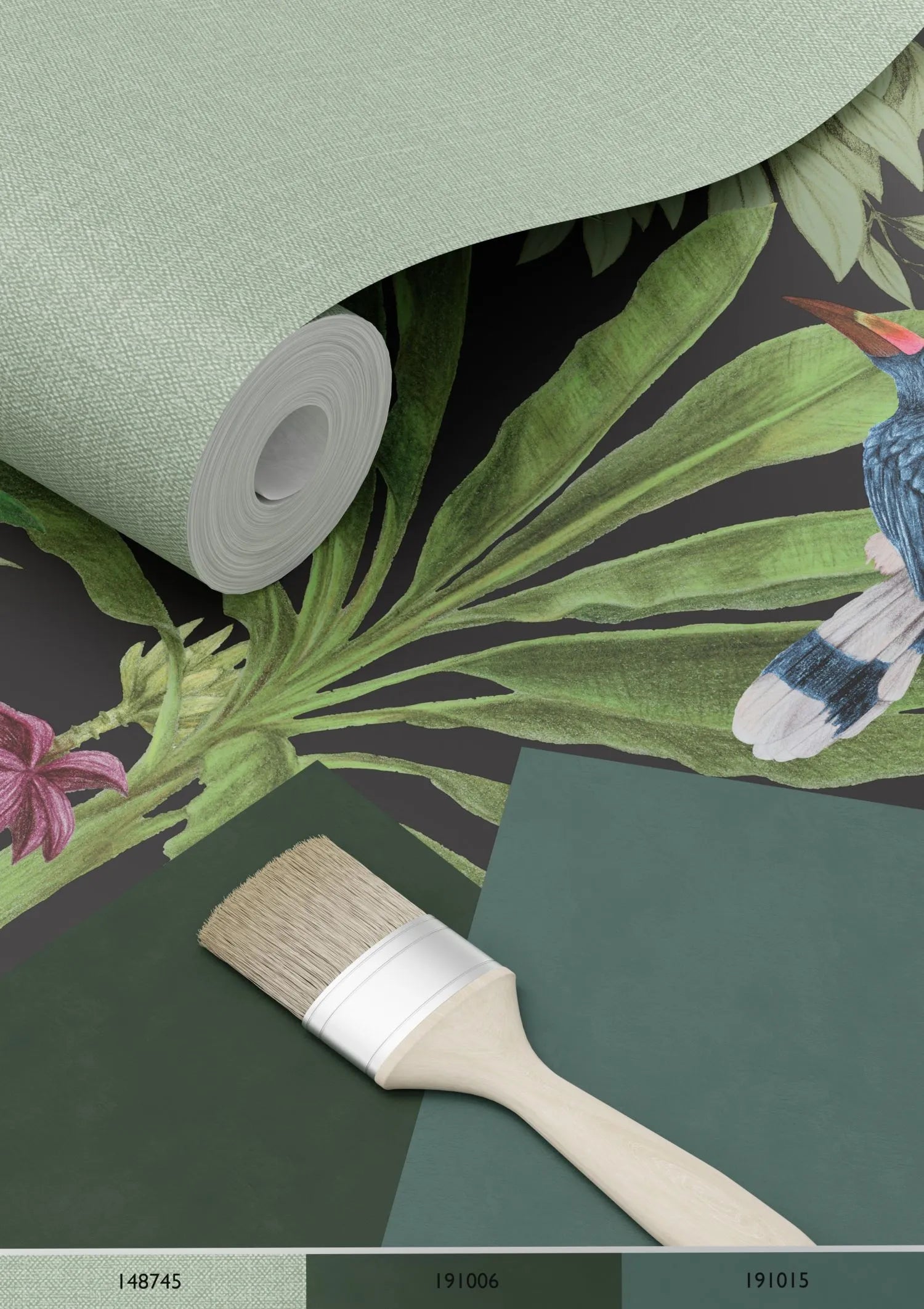 Paradise - Jungle Grove botanical wallpaper ESTAhome