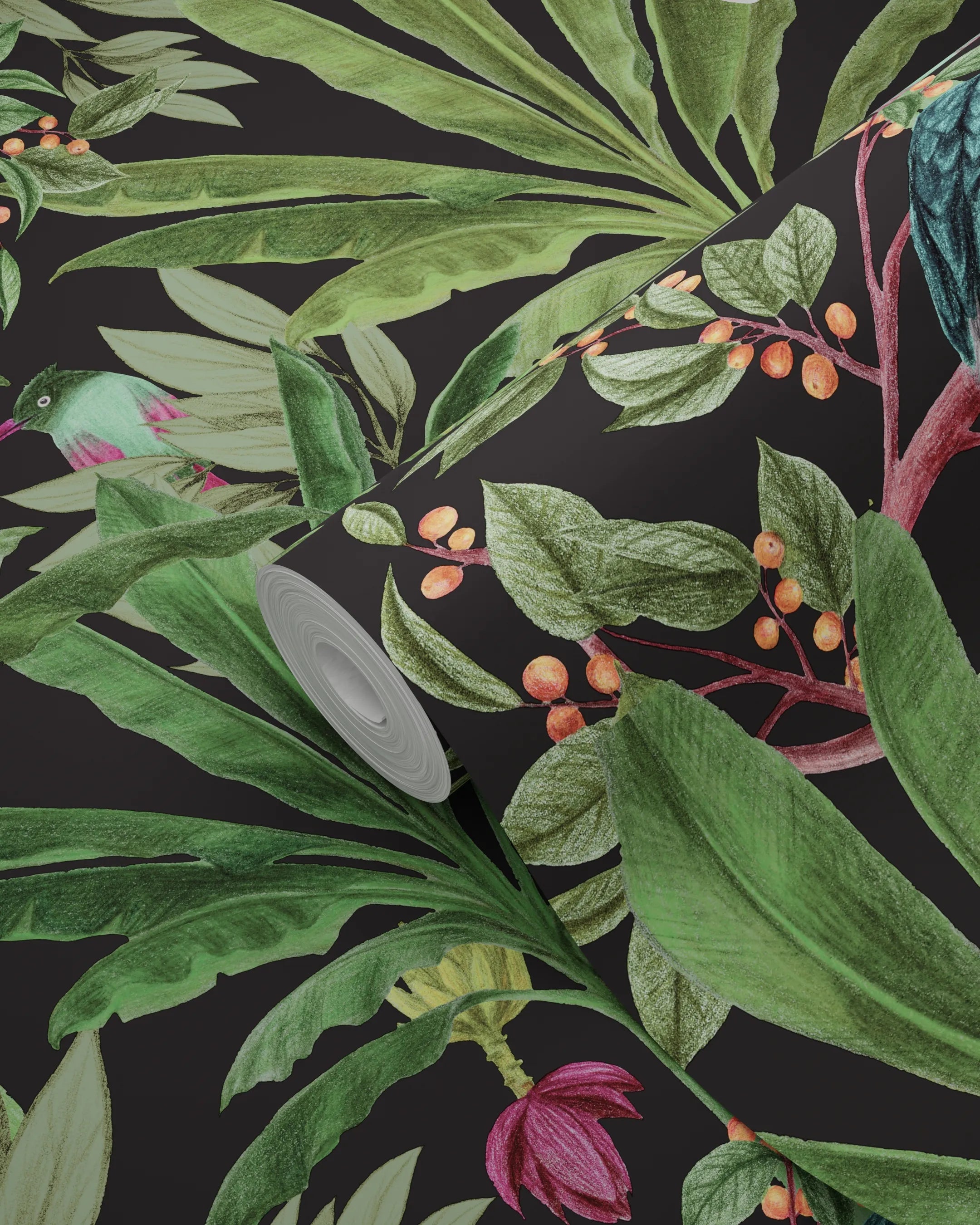 Paradise - Jungle Grove botanical wallpaper ESTAhome