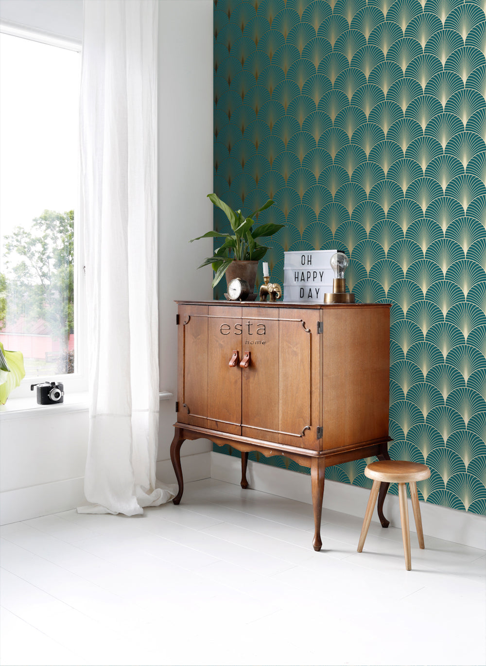 Art of Deco - Fancy Fans art deco wallpaper Esta    
